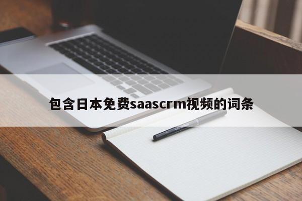 包含日本免费saascrm视频的词条